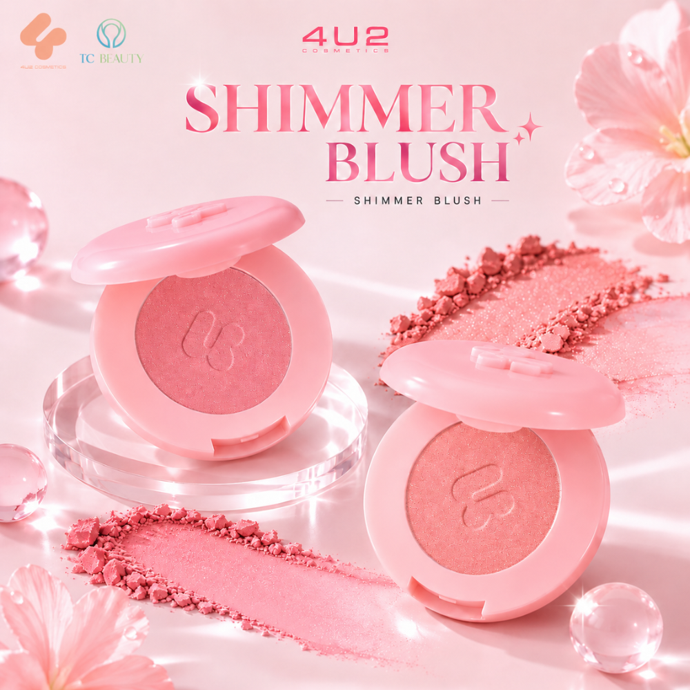 Phấn má căng bóng 4U2 SHIMMER BLUSH