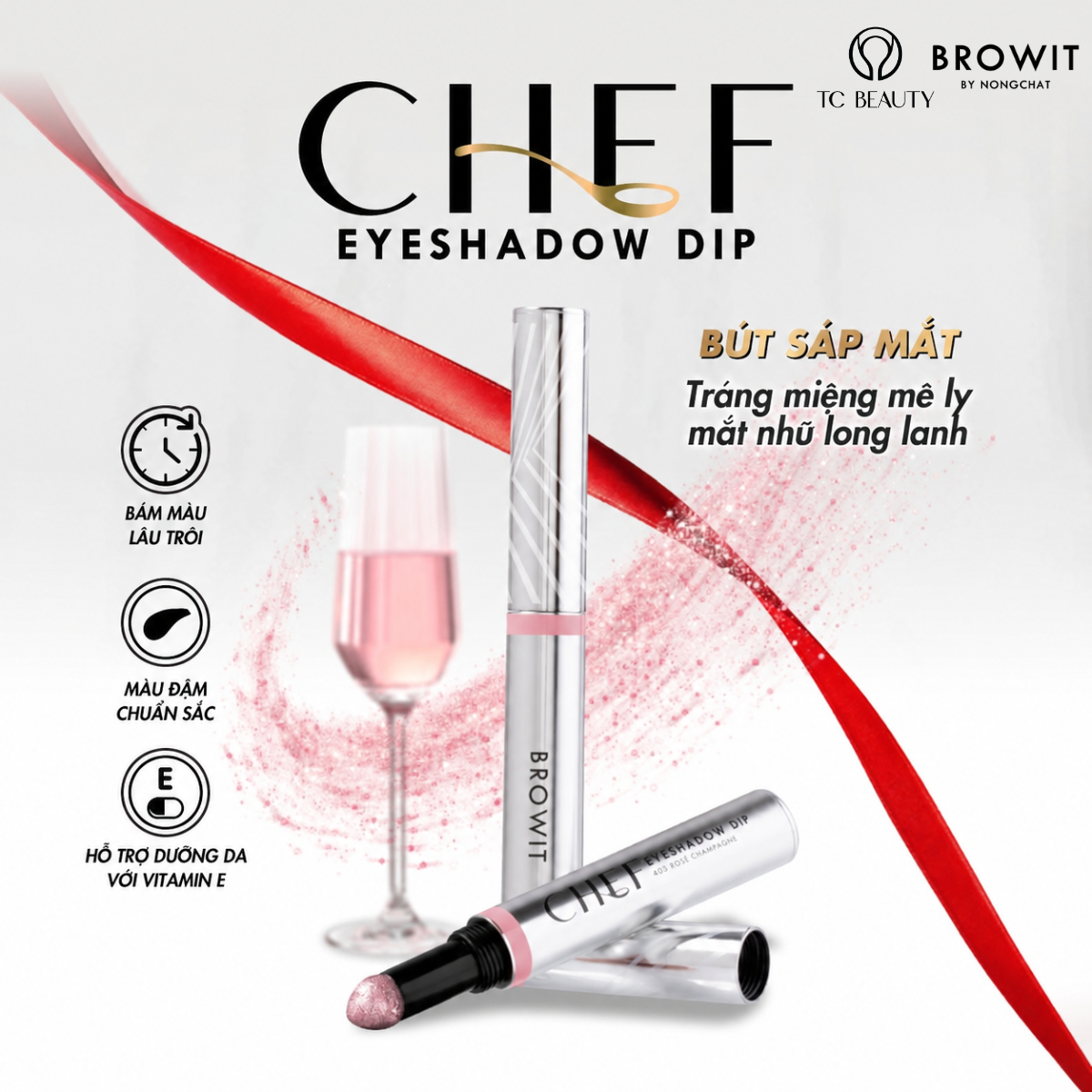 Bút phấn mắt BROWIT CHEF EYESHADOW DIP