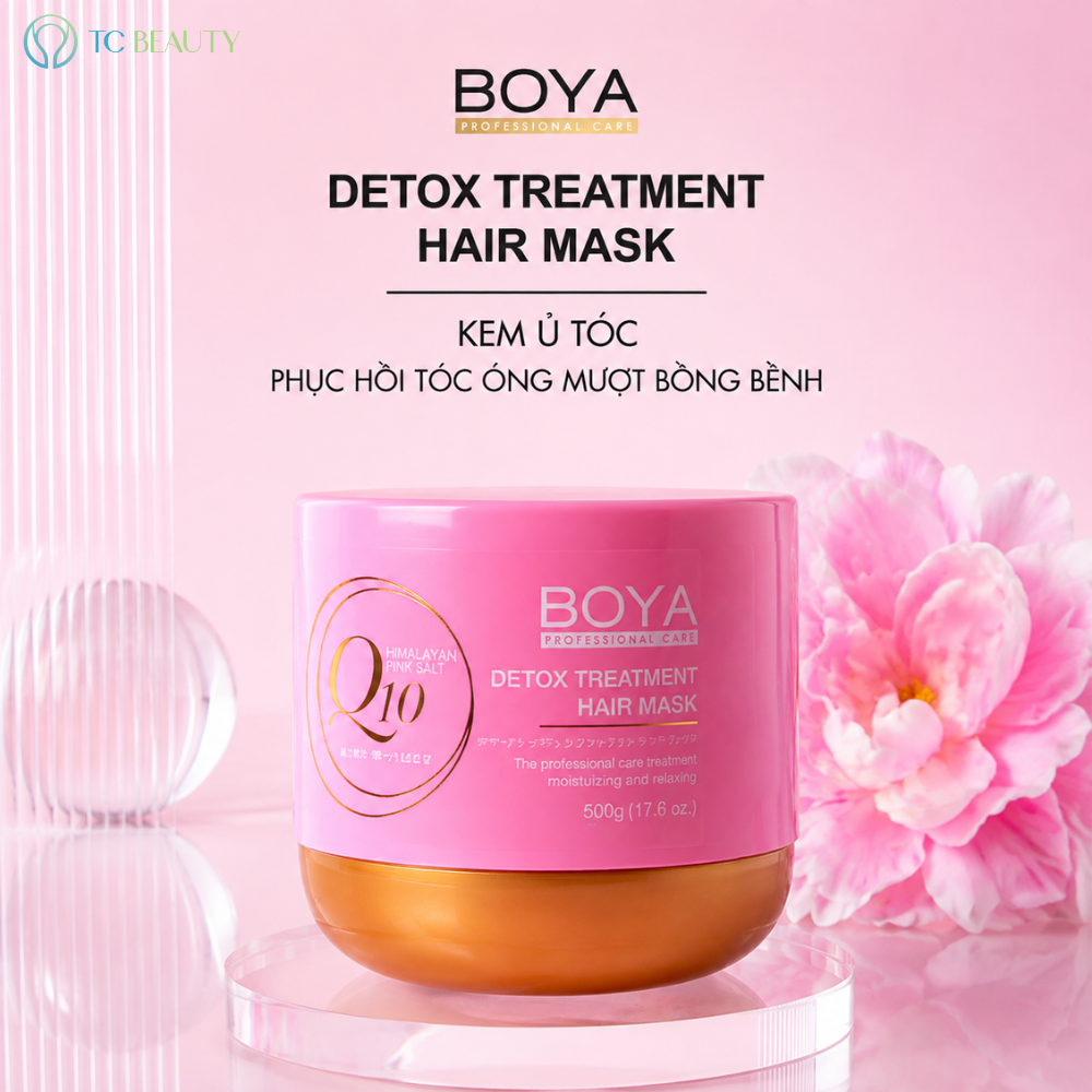 Kem Ủ Tóc Boya Q10 Detox Treatment Hair Mask 500 g