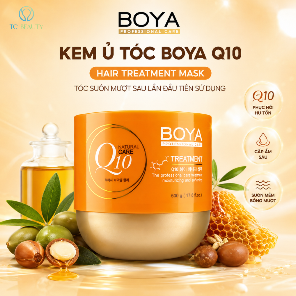 Kem ủ tóc Boya Q10 Treatment 500g