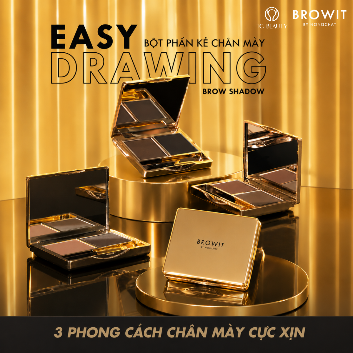 Phấn kẻ chân mày Browit Series I Easy Drawing Brow Shadow 4g