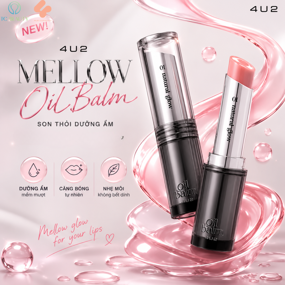 Son thỏi dưỡng ẩm 4U2 MELLOW OIL BALM