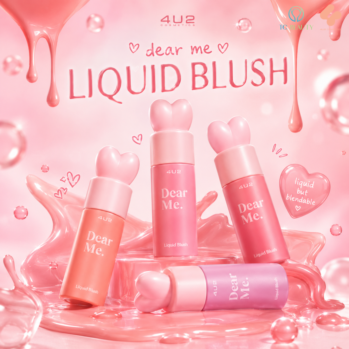 Má kem 4u2 Dear me Liquid Blush