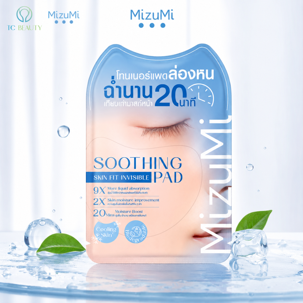 Toner pad MizuMi Soothing Skin Fit Invisible Pad 8 ml (Box - 6 sachets)