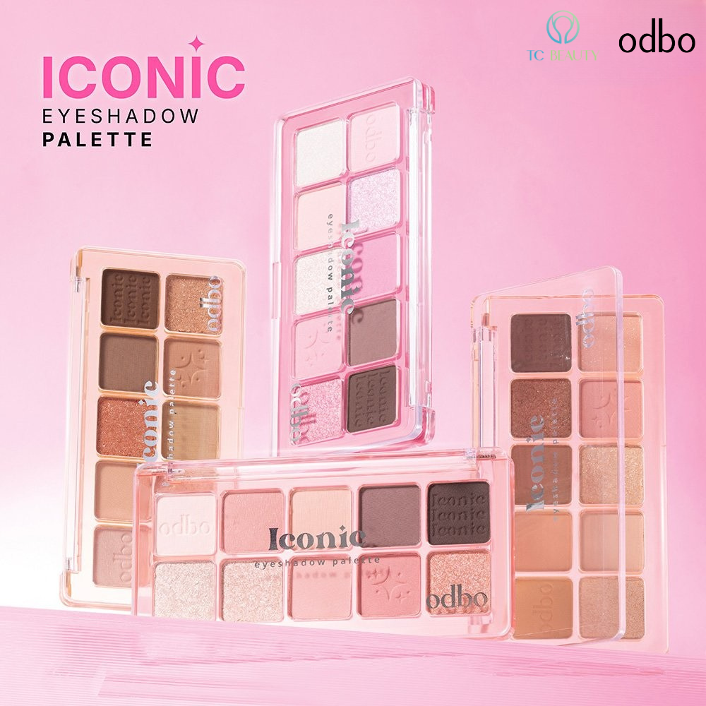 BẢNG PHẤN MẮT 10 Ô OD2029 ODBO ICONIC EYESHADOW PALETTE
