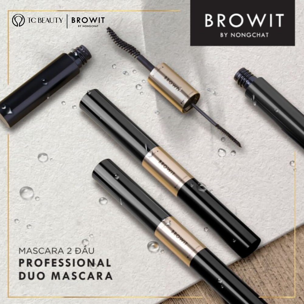 Mascara 2 đầu Browit Professional Duo Mascara #Sexy Black 4+4G (Y2021)