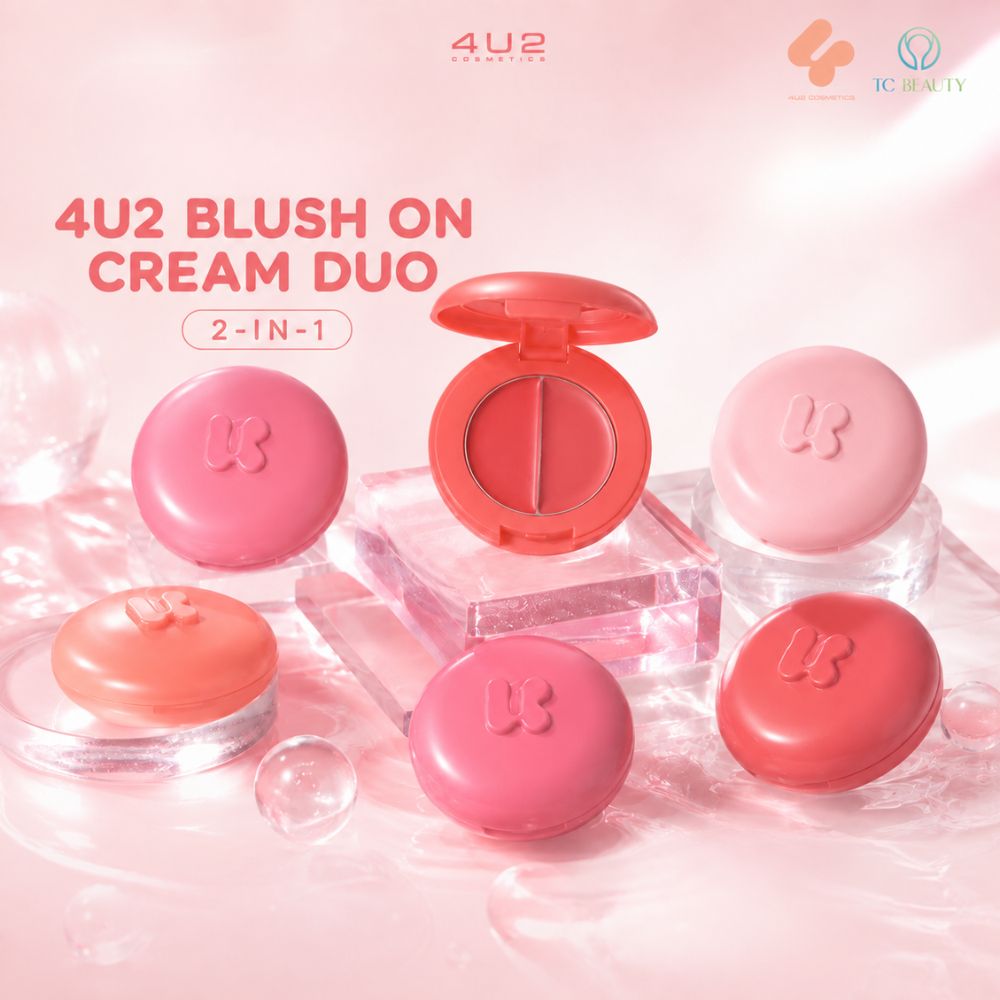 Phấn má 2 in 1 4U2 DUO CREAM BLUSH