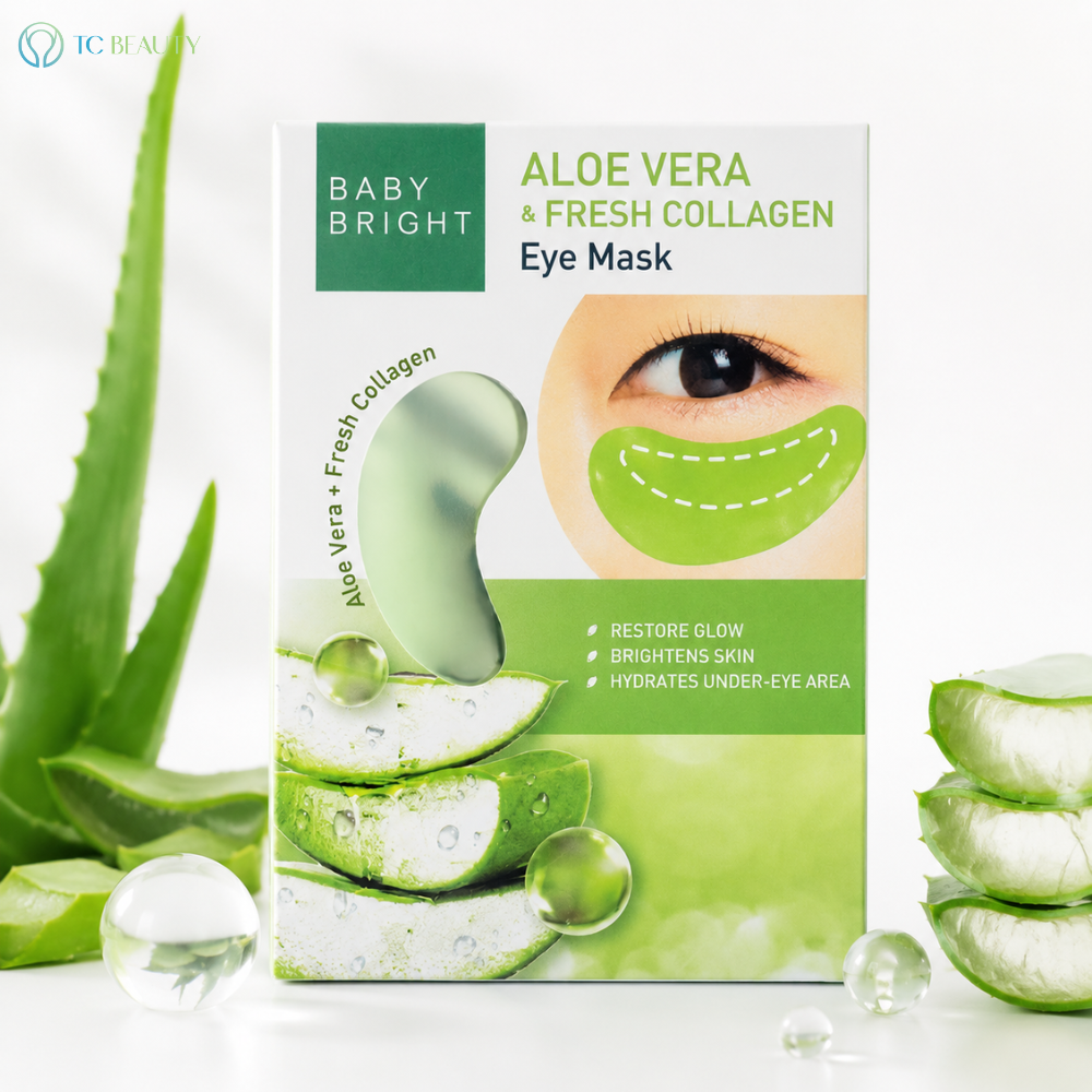 Mặt nạ lô hội và collagen cho mắt Aloe Vera & Fresh Collagen Eye Mask