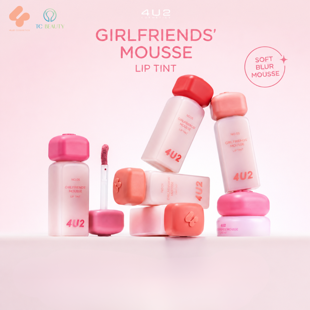 Son kem 4U2 GIRLFRIENDS' MOUSSE LIP TINT