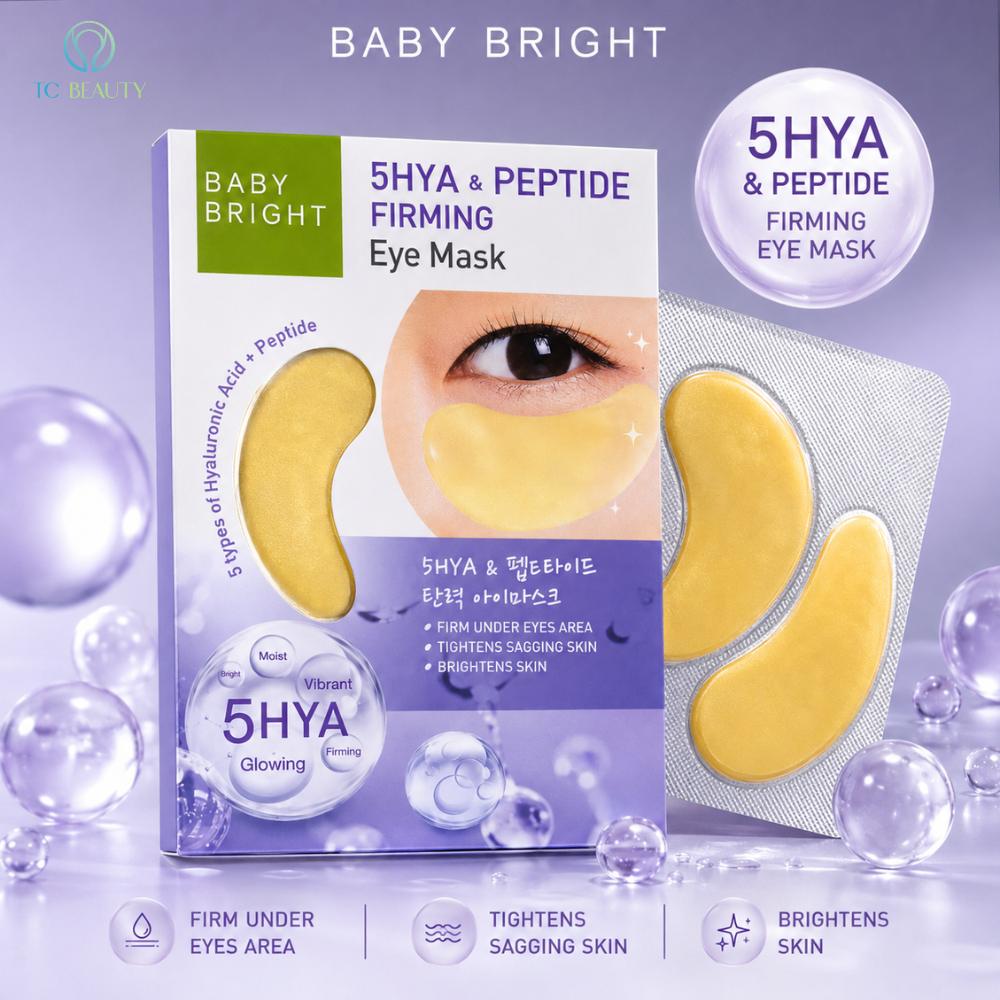 Mặt nạ săn chắc da mắt 5Hya & Peptide Firming Eye Mask Baby Bright 2.5g x 1Pair