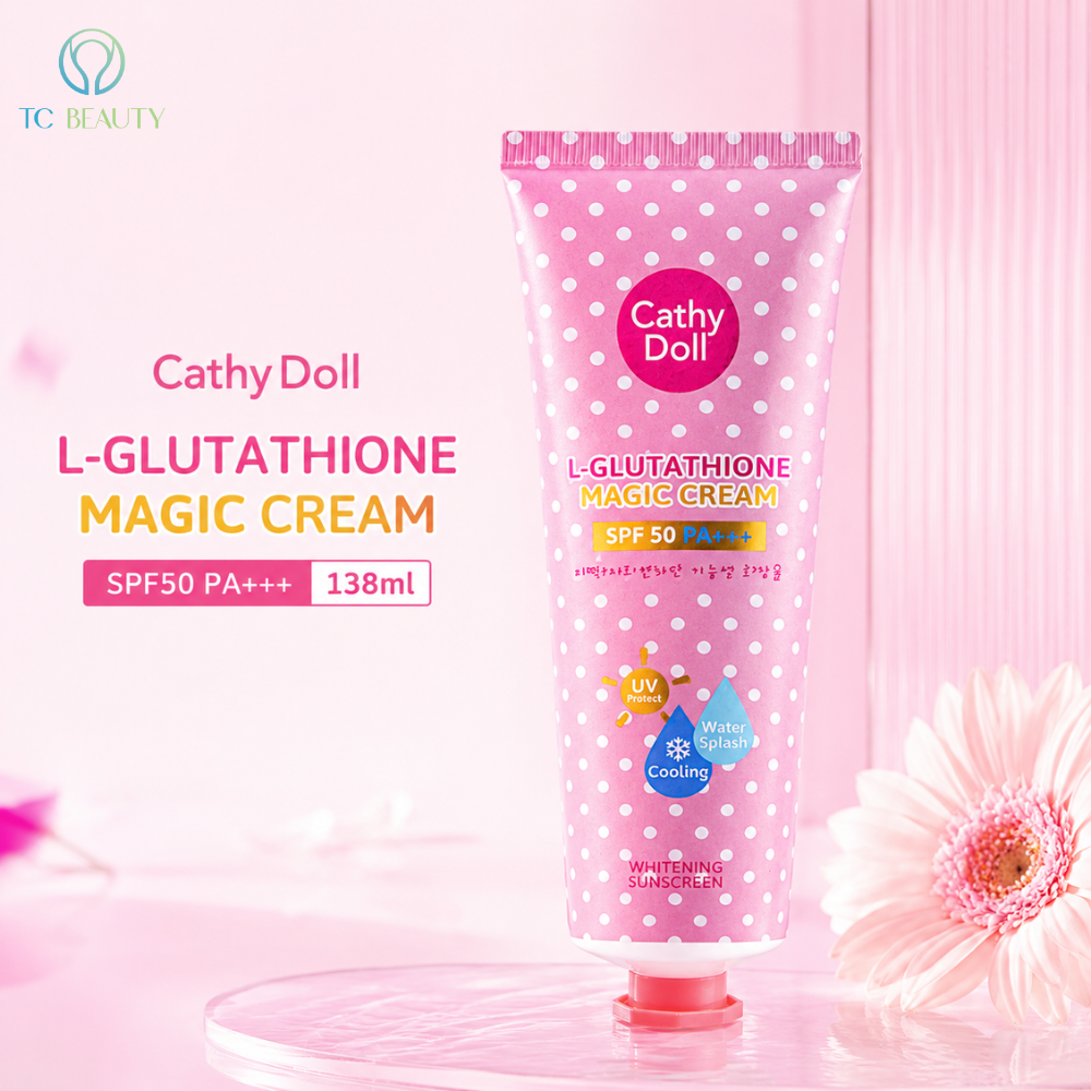 Kem chống nắng L-Glutathione Magic Cream SPF50 PA+++ 138ml