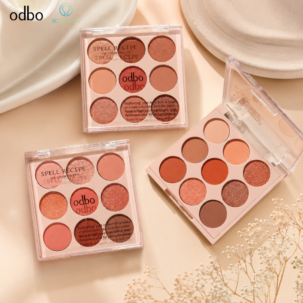 BẢNG PHẤN MẮT 9 Ô OD2005 ODBO SPELL RECIPE EYE COLOR PALETTE
