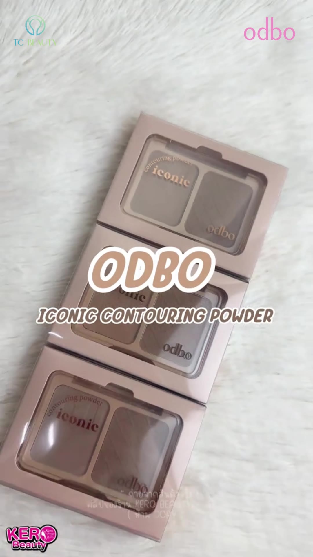 PHẤN TẠO KHỐI 2 Ô OD1323 ODBO ICONIC CONTOURING POWDER