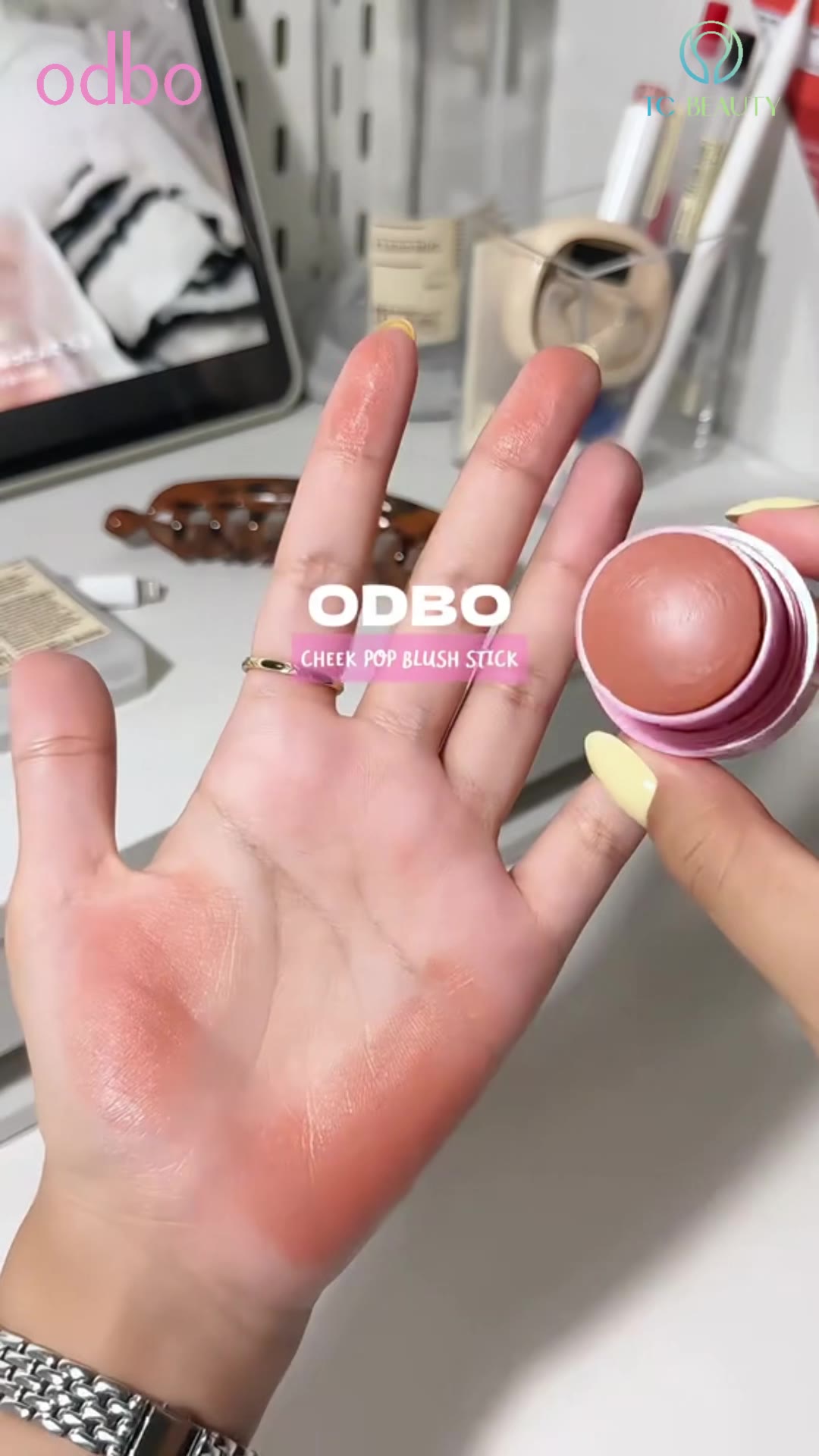 PHẤN MÁ HỒNG DẠNG THÒI OD1328 ODBO CHEEK POP BLUSH STICK