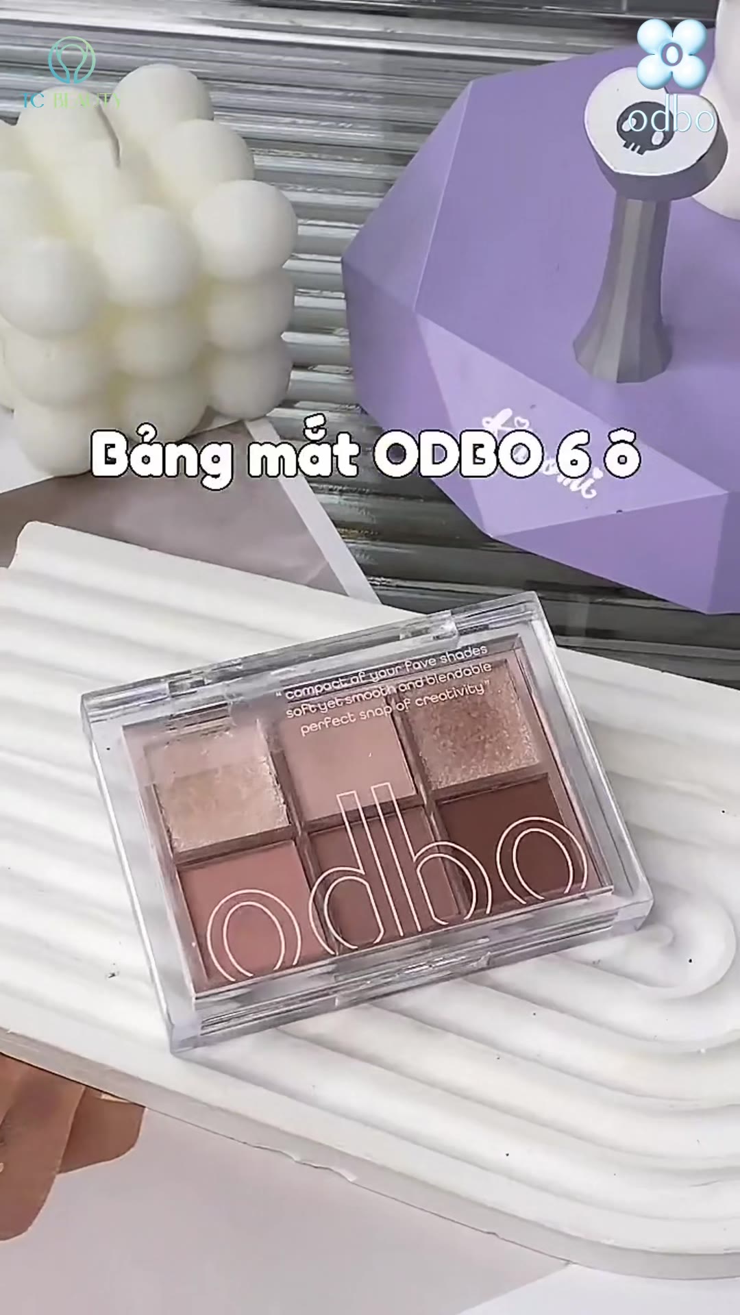BẢNG PHẤN MẮT 6 Ô OD276 ODBO SIGNATURE EYESHADOW PALETTE
