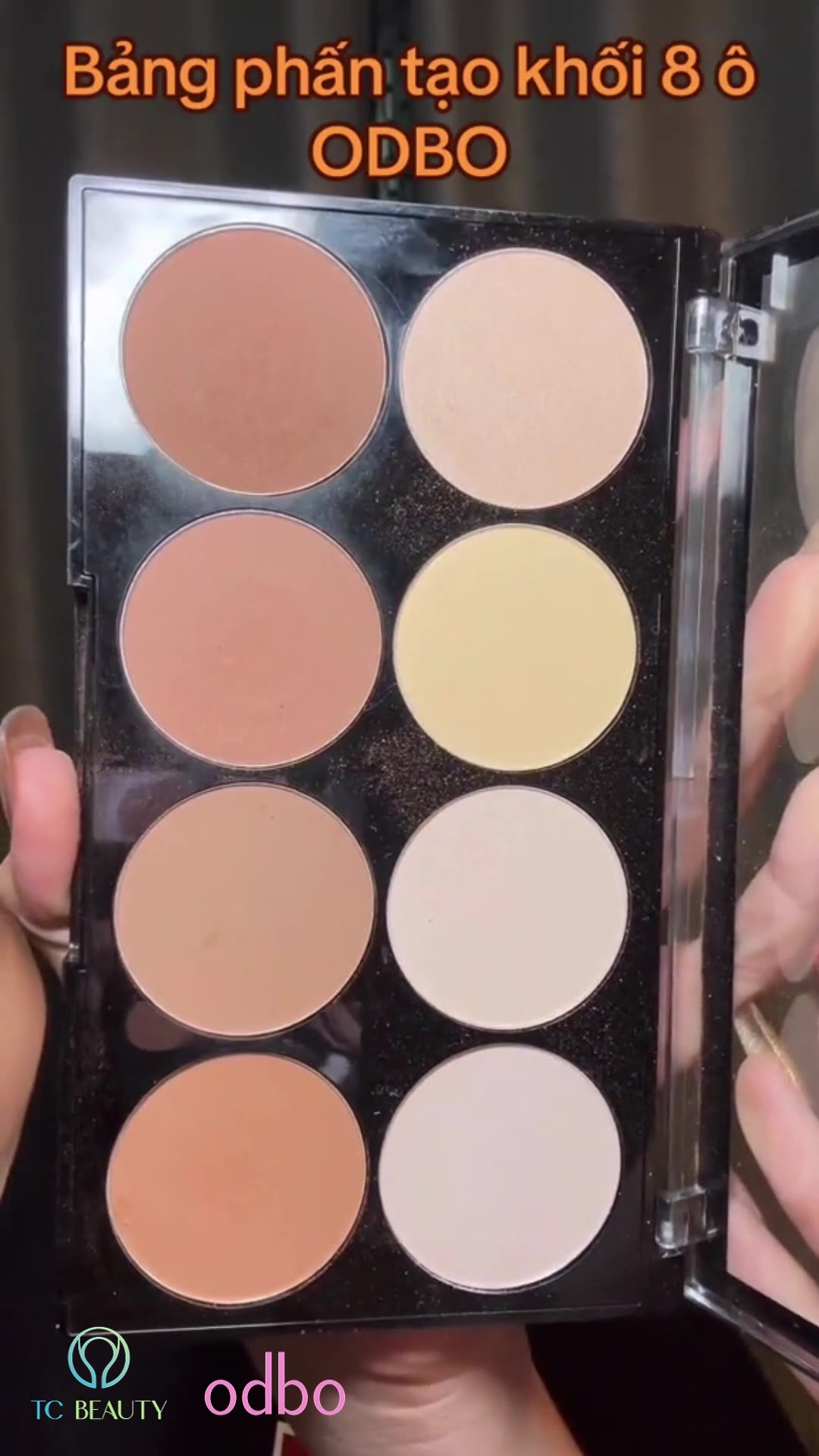 BẢNG TẠO KHỐI 8 Ô OD138 ODBO HIGHLIGHT & CONTOUR PRO PALETTE